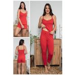 MyBen 75021 Kırmızı Kadın Pijama Takımı