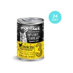 MYCAT MOJO BLACK NO :3 TAHILSIZ 400GR TAVUK ETLİ YETİŞKİN KEDİ KONSERVESİ 24'LÜ