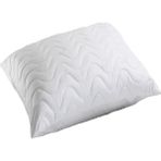 Mycey 2 Adet Bebe Yastık Kılıfı Fermuarlı Kapitoneli 35X45 cm - Beyaz - 35 x 45 cm