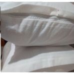 Mycey Alez Ultra Yumuşak 2 Adet Yastık Kılıfı Gizli Fermuarlı Sıvı Geçirmez - 50 x 70 cm - Beyaz