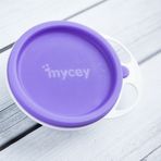 Mycey MYC120007 Kapaklı Mor Mama Tabağı