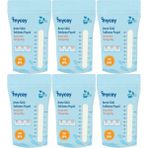 Mycey Tekli 6x25'li Paket Anne Sütü Süt Saklama Poşeti
