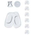 MYCOURAG Costa South Point/Flagler/Ponce/Fernandina/Shipmaster/Wader ile Uyumlu 6 Çift Yedek Silikon Kauçuk Burun Parçaları; Oakley Kartuş/Mil/Mandal Anahtarı/Diecutter/Mandal Alfa, Şeffaf