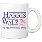MyCozyCups Harris Walz 2024 325 ml Kahve Kupası, Tim Walz Kamala Harris We Are Not Going Back Kupa, Say It To My Face Kamala Harris 2024 325 ml Kahve Kupası 325 ml Kahve Kupası, Kedi Bayanlar Kamala