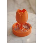 MYCRAFT3D Lale Tasarımlı Takı Organizer Yüzük Küpe Kolye Bileklik Standı Dekoratif Takı Tabağı Aksesuar Düzenleyici