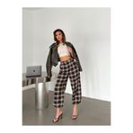 myd Ekose Jogger Pantolon - Kahve