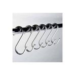 Mydas Pratik Ev Gereçleri Carolina Metal S Şeklinde Metal Kanca Askı 10'li Paket