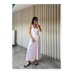 mydukkan.co Korse Detaylı Midi Elbise - Pembe