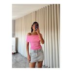 mydukkan.co Madonna Yaka Sıfır Kol Bluz - Pembe