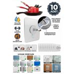 Myend 10 Adet Ultra Güçlü Yapıştırmalı Vantuzlu Askı, Pratik Mutfak Banyo Kapı Arkası Askı