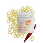 Myetc Diş Teli Lastiği (Takma Aparatı Hediyeli) - Ağız Içi Lastik 1/8 Medium 4,5oz 3.2mm 100 Adet