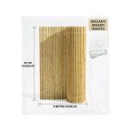 Myfamily Hasır Balkon Çiti 90X300 Cm - Bahçe Çit Panel, Dekoratif Gizleme Filesi + Bağlantı Klipsi Hediyeli