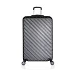 Mygeppetobag %100 Abs Kullanışlı Renkli Ekstra Dayanıklı Kabin Boy Valiz Gri