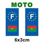 Mygoodprice Burkina Moda Motosiklet Bayrağı Plaka Çıkartması