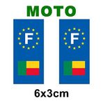 Mygoodprice Plaka, motosiklet, bayrak için etiket BENIN