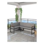 Mygusi Src , Köşe Takımı, Mutfak, Balkon Köşe Takımı, - Koyu Gri