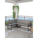 Mygusi Src Mutfak, Balkon Köşe Takimi Koyugri Koyu Gri