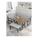 Mygusi Src Serisi Balkon, Bahçe, Cafe, Köşe Takımı, Balkon Köşe Takımı - Atlantik Masalı - Açık Gri