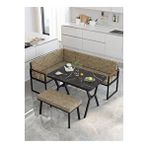 Mygusi Src Serisi Balkon, Bahçe, Cafe, Köşe Takımı, Balkon Köşe Takımı - Bendir Masalı - Cappucino Bej