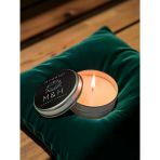 Myhand Soyawax Gümüş Teneke Mum Kokusuz Kutu Mum 60 Gr