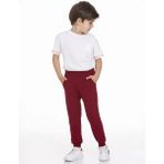 Myhanne Beli Lastikli Erkek Bebek Jogger Eşofman Altı 50707 - 2 Yaş - Bordo