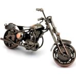 Myk Hediye Ve Sanat Atölyesi Bilyalı Bronz Metal Motor (Cross) Ev Arkadaş Ve Ofis Dekoratif Hediye