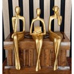 MYK Hediye ve Sanat Atölyesi Modern Soyut Düşünür Heykel Seti (3’lü) | Büyük Boy Reçine Ev & Ofis Dekoru | MYK Hediye ve Sanat At