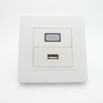 Mykablo Hdmı+Usb 2.0 Dişi - Dişi Sıva Altı Duvar Prizi