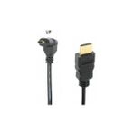 Mykablo Micro Hdmı 90 Derece Kablo 1 Metre - Yukarı Açılı - Siyah - Micro HDMI to HDMI Yukarı Açılı Bağlantı Kablosu
