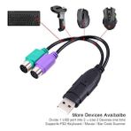 Mykablo Usb 2.0 To Ps/2 Klavye+mouse Kaliteli Çevirici