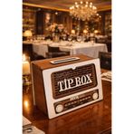 mykhediyevesanatatölyesi Tip Box Bahşiş Kutusu Ve Kumbara Nostaljik Radyo Görünümlü