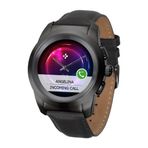 MyKronoz Zetime Regular Premium Deri Kordon Siyah Akıllı Saat