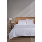 MYLASA HOME Çift Kişilik Pamuklu Yatak Örtüsü / Pike - 200x230 Cm-beyaz