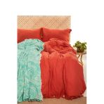 MYLASA HOME Cloudy Mood %100 Pamuk Müslin Tek Kişilik Nevresim Takımı - 160x220 cm