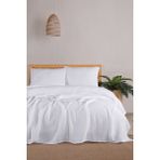 Mylasa Home Definite Çift Kişilik Yatak Örtüsü Seti 230 x 250 - Beyaz - 230 x 250 cm