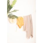 Mylasa Home Definite Desenli Müslin PEŞTEMAL 80 x 160 cm - Gri