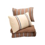 Mylasa Home Harmony Premium Pamuk Mavi Nevresim Takımı Çift Kişilik - 200 x 220 cm - Açık Kahverengi