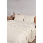 Mylasa Home Mylasahome Definite Tek Kişilik Kişilik Yatak Örtüsü Seti 180 x 230 - Krem - 180 x 230 cm