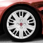 MYldrm Fiat Punto 15 Inç Jant Kapağı Amblemli Gri 4'lü Takım 146