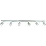 Mylight 6 lı Altılı led spot tavan avize 120 cm gövde tasarruflu led ampul(en iyi marka ile) sevk(beyaz ve siyah renk gövde) ampul renk tercihi mevcut