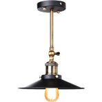 Mylight Retro Mafsalı Aplik Ve Tekli Sarkıt Hareketli Başlık En 23 Cm - 1 - Siyah