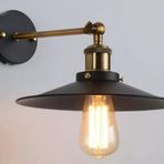 Mylights 22 cm Retro Rustik Mafsalı Duvar Lambası Harekli Başlık Aplik