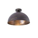 Mylights 40 cm Eskitme Fırçalı Plofonyer Tavan Avize Retro Rustik Vintage Armatür Avize