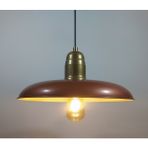 Mylights Bakır Metal Sarkıt Avize Retro Rustik Vintage Avize - Ahşap - 1