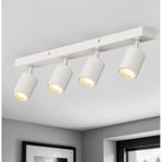 Mylights Beyaz Dörtlü Led Avize Led Spot Harekeli Avize Panasonıc Aplullü Beyaz