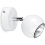 Mylights Beyaz Spot Tekli Küre Duvar Aplik Gece Lambası Okuma Lambası Panasonıc Ampullu LED Aplik Hareketli Duvar Aplik