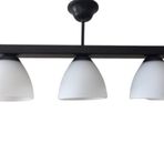Mylights En 50 cm Retro Üçlü Sıralı Opal Camlı Tavan Avize