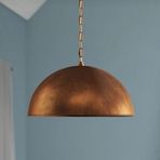 MYLİGHTS FIRCALANMIŞ BRONZ ESKİTME 40 CM RUSTİK VİNTAGE SARKIT AVİZE
