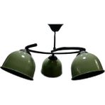 Mylights Haki Yeşil Üçlü Metal Avize Rustik Vintage Avize - 3