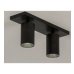 Mylights İkili Led Avize Led Spot Led Armatür Mat Siyah